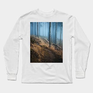 Foggy forest landscape Long Sleeve T-Shirt